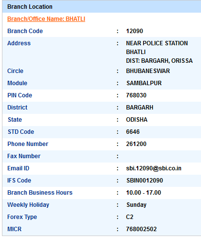 Bhatli Sbi