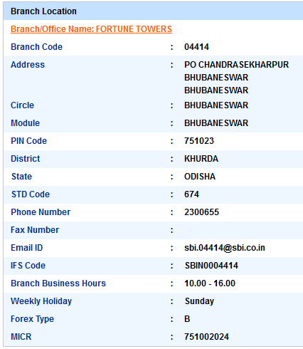 Fortune Towers Sbi