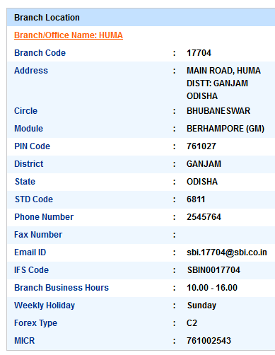 Huma Sbi