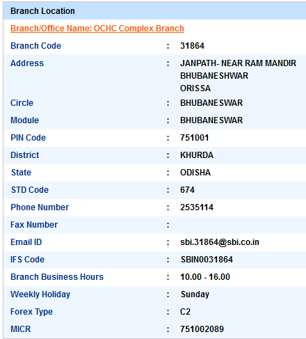 Ochc Complex Branche Sbi