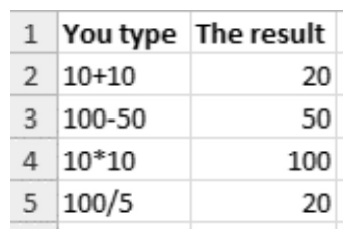 How To Enter A Formula In Excel