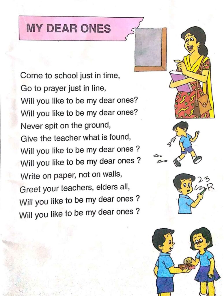 SEG My Dear Ones Rhymes for Kids