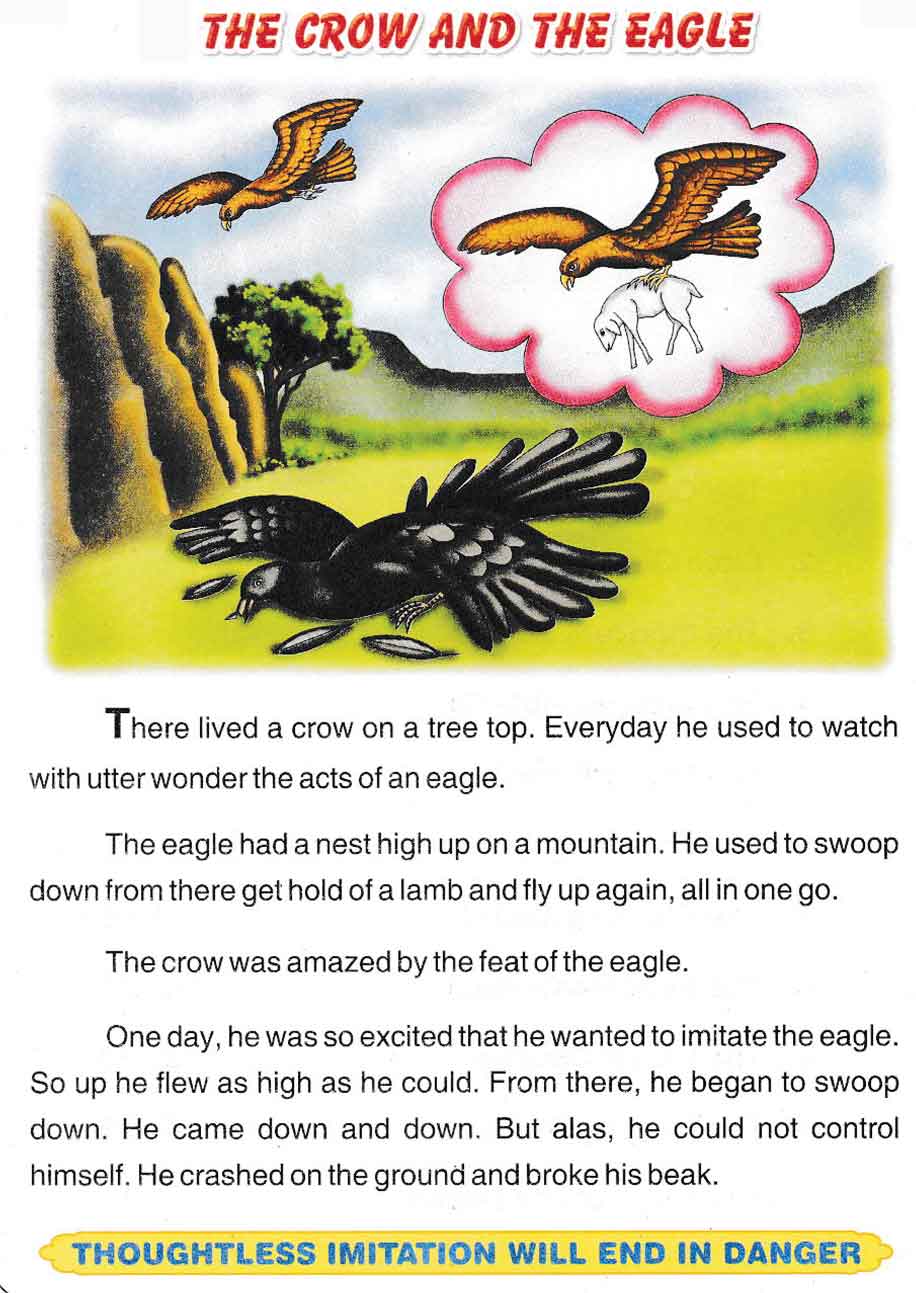 The Crow and the Eagle Moral Story - smarteduguide.com