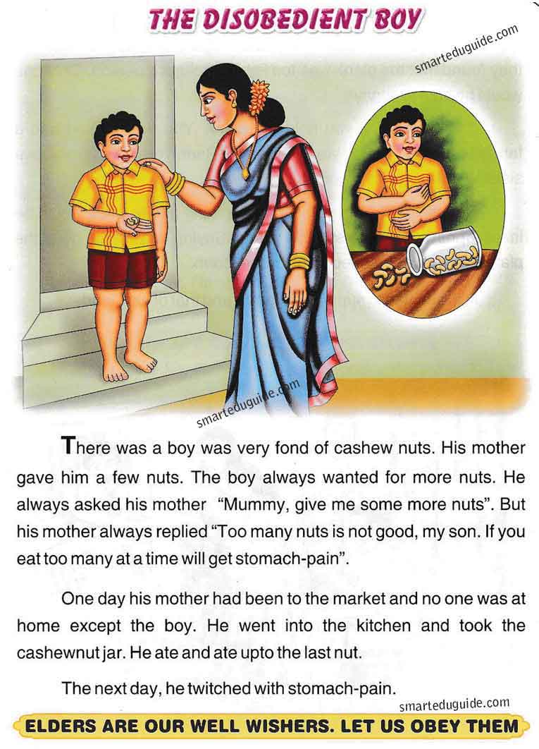 The Disobedient Boy Moral Story for kids