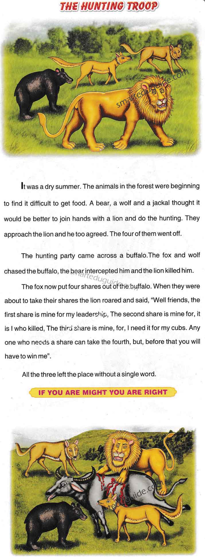 The Hunting Troop Moral Story