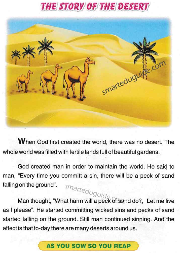 The Story of the Desert Moral Story