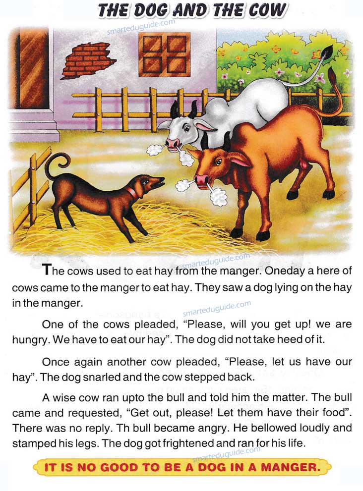 The Dog And The Cow Moral Story