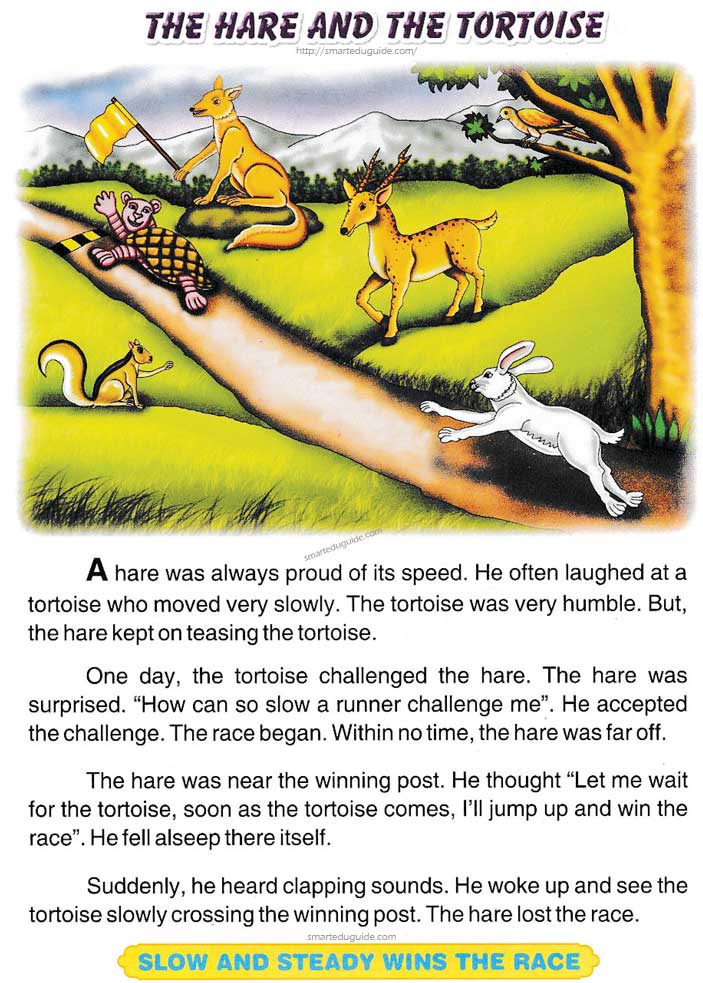 The Hare and the Tortoise Moral Story