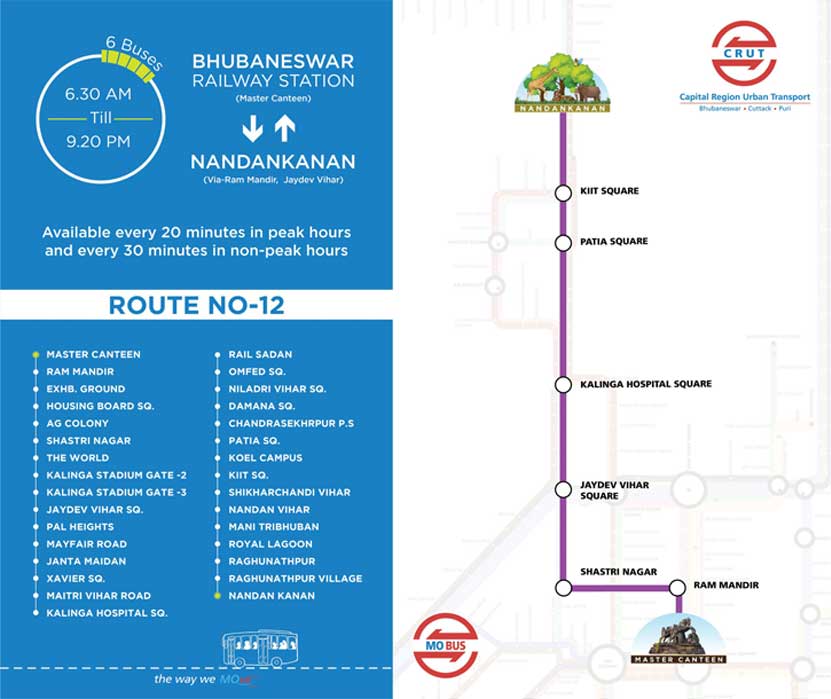 Mo Bus Route No12 Timing