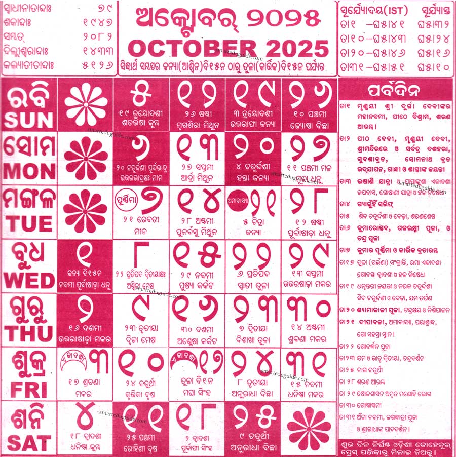 odia-calendar-2025-October