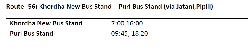 Mo Bus Route 56 Timings