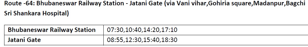 Mo Bus Route 64 Timings