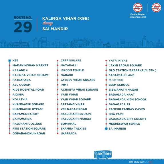 Mo bus route 29 timings