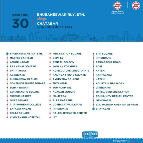 Mo Bus Route 30 Timings