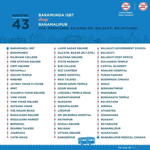 Mo Bus Route 43 Timings