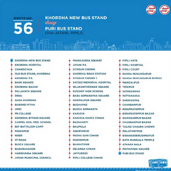 Ama Bus Route No 56 Timing 