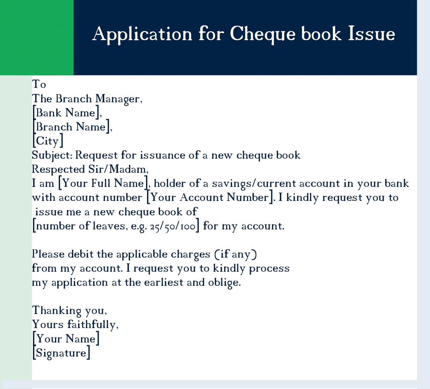 Application-for-Cheque-book-Issue