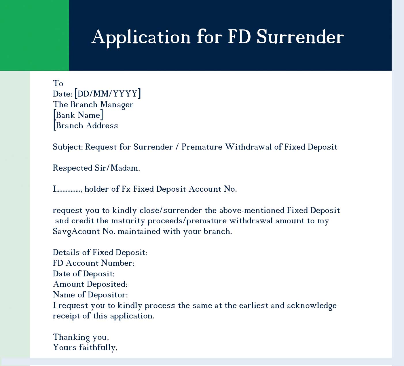 FDSurrender Application