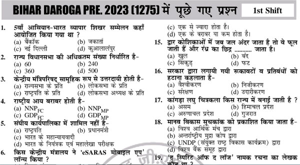 Question Paper Download