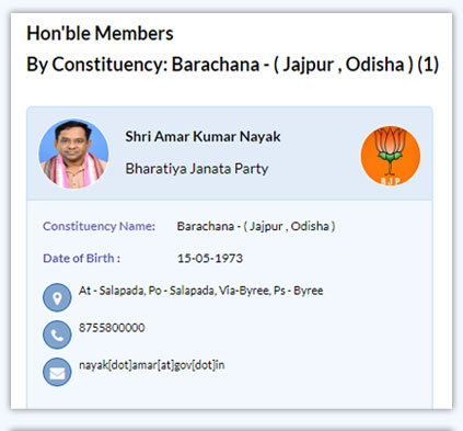 Barachana-Jajpur-MLA