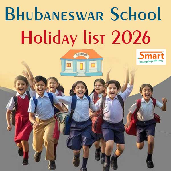 Bhubaneswar School Holiday list 2026