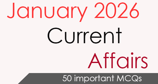 January 2026 Current Affairs