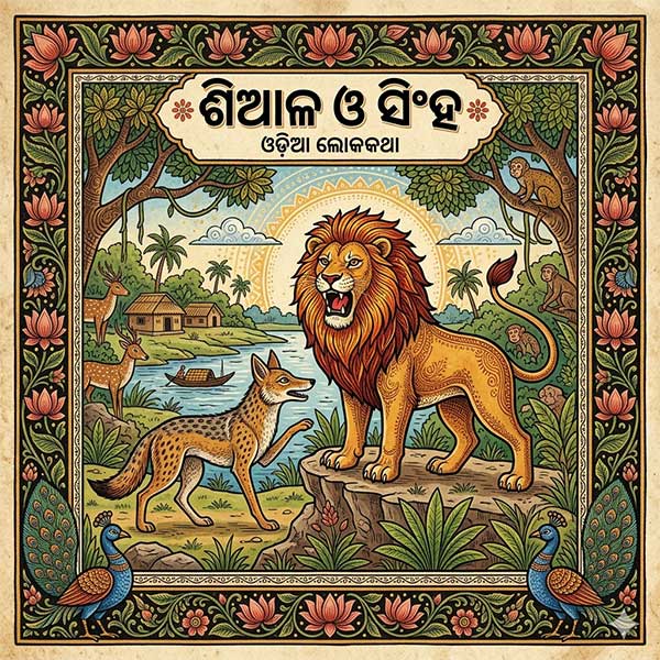 ଶିଆଳ ଓ ସିଂହ  ଓଡ଼ିଆ ଗଳ୍ପ  