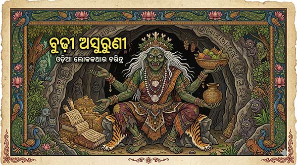 ବୁଢ଼ୀ ଅସୁରୁଣୀ ଓ ଛୋଟ ପିଲା ଓଡ଼ିଆ ଗଳ୍ପ 