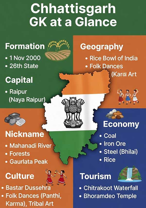 Chhattisgarh GK Topics