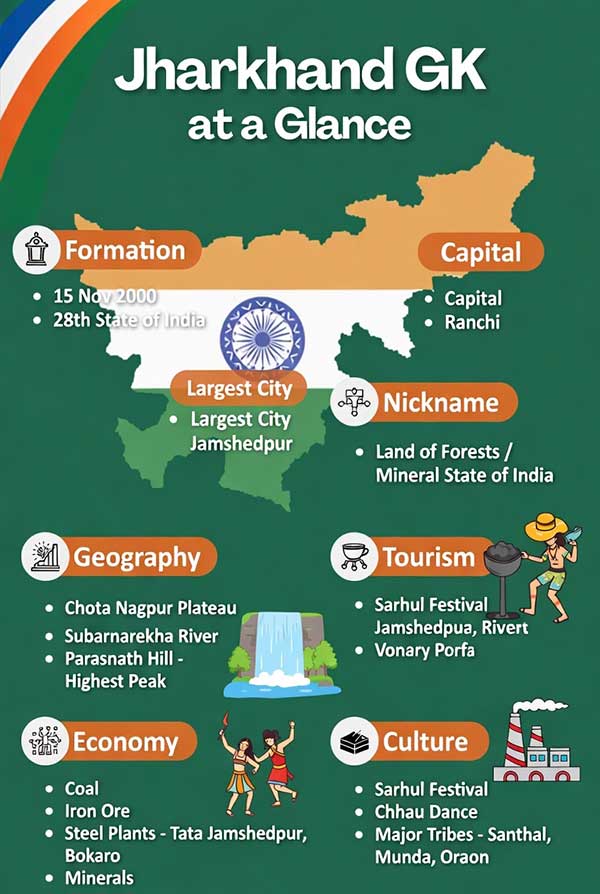 Jharkhand GK Topics