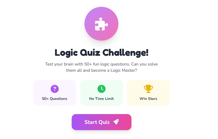 Fun Logical Questions Quiz for Kids