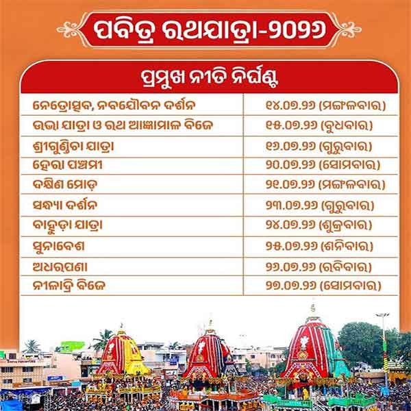 Rathayatra Calendar 2026